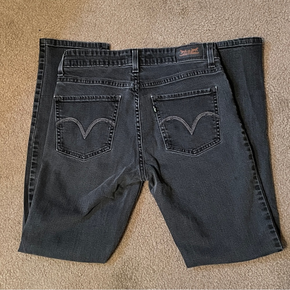 Women’s Levi’s Mid Rise Skinny Black Jeans Size 8 M